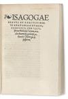 BERENGARIO DA CARPI, GIACOMO. Isagogae . . . in anatomiam humani corporis. 1530. Bound with 3 contemporary German medical imprints.